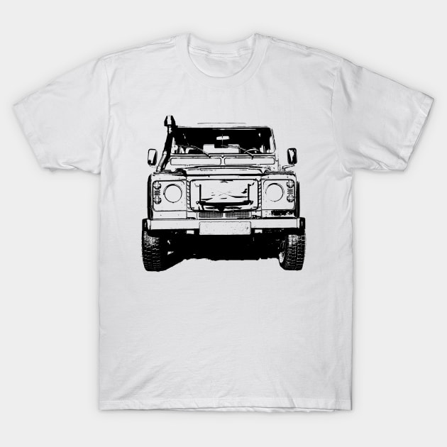 land rover - defender T-Shirt by hottehue